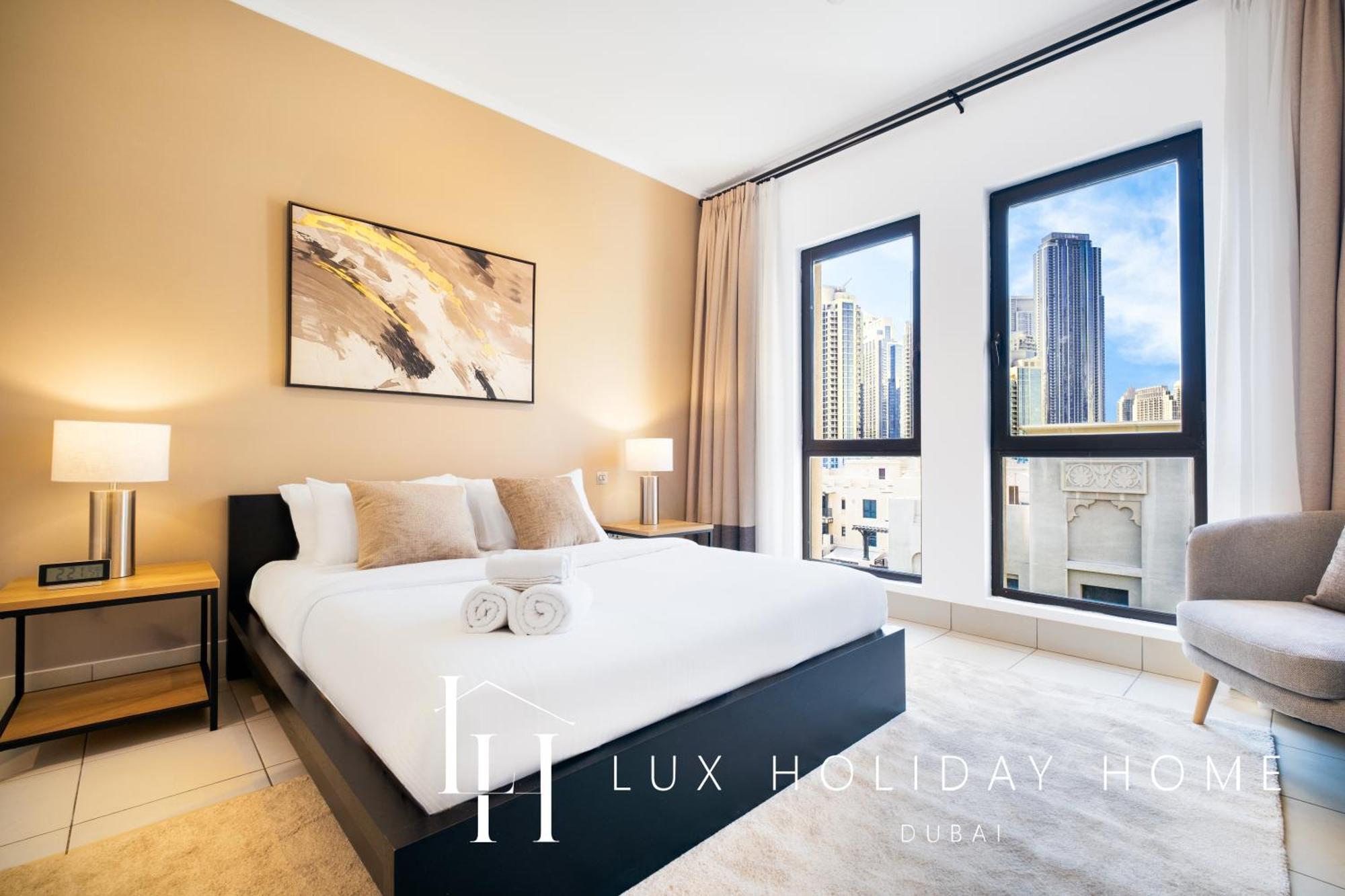 Lux The Reehan Burj Khalifa View Suite Dubai Exteriör bild